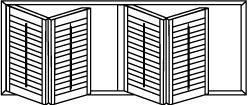 4panel 2-pair-hinged-left-T-post-(LLTLL)